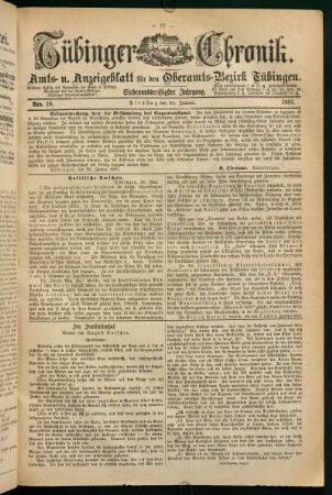 25. Januar (Nro. 19) - 30. Januar (Nro. 24)