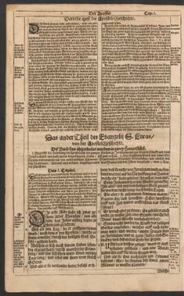 5 Der Apostel Geschicht, geschrieben von St. Luca