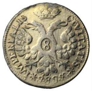 Fundmünze, 8 Schilling, 1730