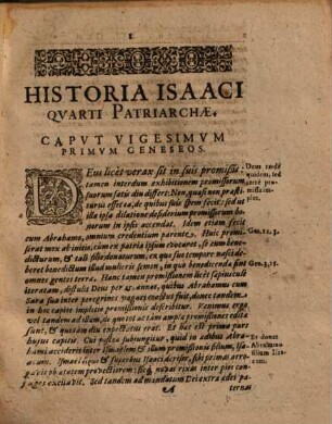 Isaacus D. Polycarpi Lyseri: Hoc est, Theologica expositio quartae partis Geneseos, quae continet historiam Isaaci, Filii Abrahae secundum promißionem
