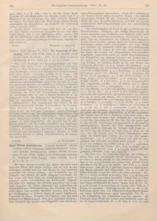 629 [Rezension] Fisher, George P., The Beginnings of Christianity, with a view of the state of the Roman world at the birth of Christ