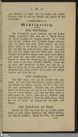 Mehlspeisen