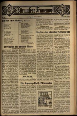 Dritte Ausgabe vom Sonntag, den 29. Dezember 1935.