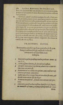 Praesumpt. XLVIII. - XLIX.
