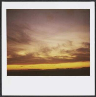 Sonnenuntergang über Mahlberg