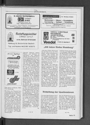 "800 Jahre Hafen Hamburg"