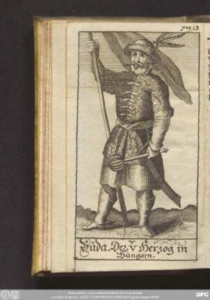 [V. Buda Fünffter Hertzog der Hungarn. Und VI. Atila Erster König/ und Sechster Hertzog der Hungarn.]