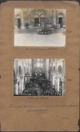Der Kaiser beim Gottesdienst