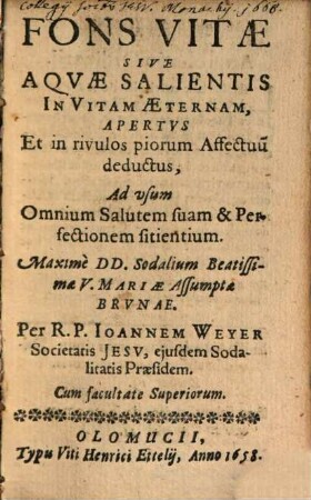 Fons Vitae