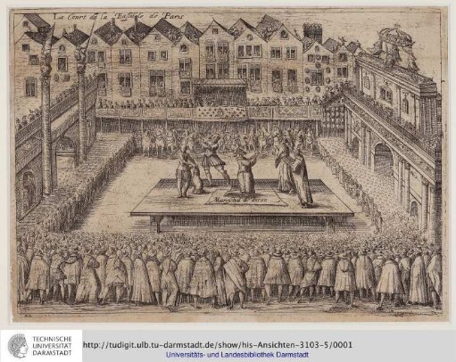La Court de la Bastille de Paris