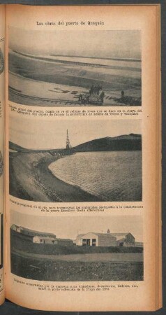 Las obras del puerto de Quequén - [Ilustración]