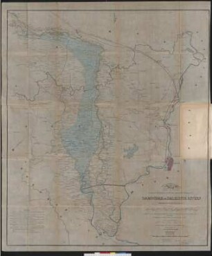 Map of the country adjacent to the lower parts of the courses of the Damoodah and Dalkissur Rivers
