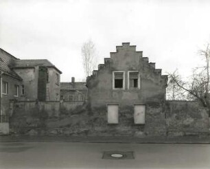 Wurzen, Kleiststraße 1. Wohnhaus mit Werkstattgebäude (1801/1850). Werkstattgebäude