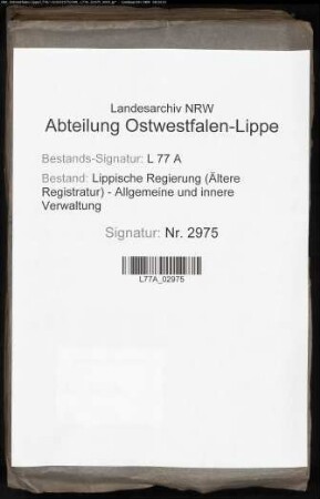 Vermessung und Katastration des Amtes Sternberg, Bd. 5