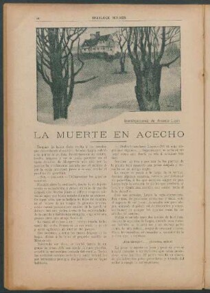 La muerte en Acheco - Investigaciones de Arsenio Lupin