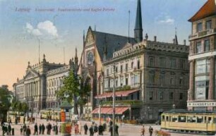 Leipzig: Universität ; Paulinerkirche und Kaffee Felsche