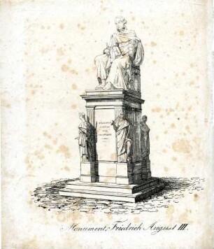 Grafik "Monument FriedrichAugust III.