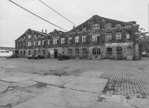 Dresden-Leipziger Vorstadt. Alter Schlachthof, Hauptgebäude (Südostseite)