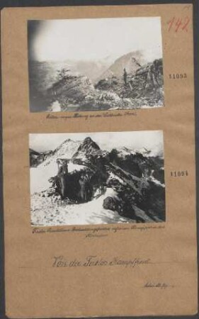Österr.-ungar. Stellung an der Südtiroler Front