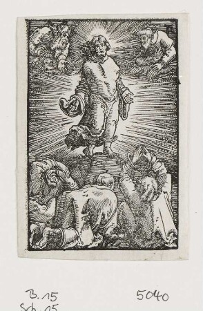 Verklärung Christi, Blatt 15 der Folge "Sündenfall und Erlösung des Menschengeschlechts"