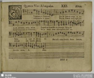 XXI. O veneranda Trinitas