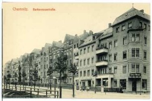 Chemnitz. Barbarossastraße