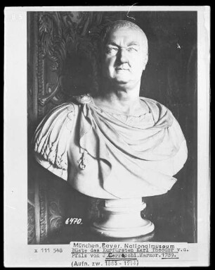 Büste des Kurfürsten Karl Theodor von der Pfalz