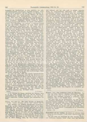 545-546 [Rezension] Jones, Rufus M., The Later Periods of Quakerism
