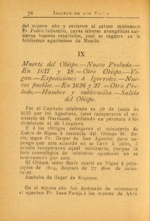 IX. Muerte del Obispo. - ...