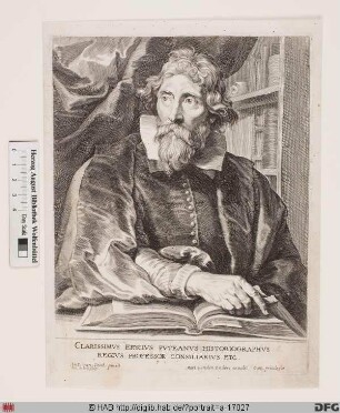 Bildnis Erycius Puteanus (eig. Hendrik van de Put od. Putte)