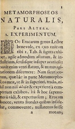 Metamorphosis et historia naturalis insectorum, Pars Secunda