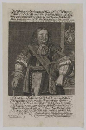 Bildnis des Johann Fiderich Schmidmair von Schwartzenbruck