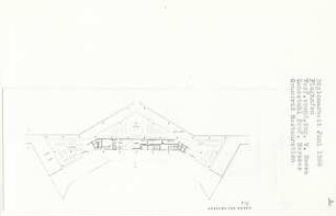 Flughafen (Diplomarbeit bei Bernhard Hermkes): Restaurant, Grundriss 2. Obergeschoss 1:200