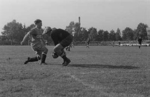 Studentische Einladungswettkämpfe im Stadion Buschallee : Fußballspiel mit der DDR-Nationalmannschaft