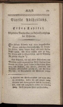 Erstes Kapitel. - Sechstes Kapitel.