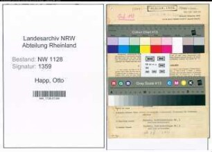 Entnazifizierung Otto Happ , geb. 28.09.1891 (Polizist)