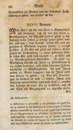 XXXIV. Antwort