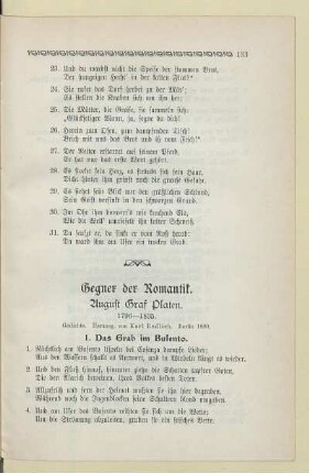 Gegner der Romantik