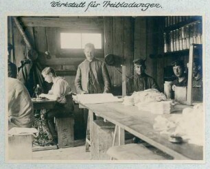 Foto einer Werkstatt für Treibladungen der Nahkampfmittelfabrik Efringen