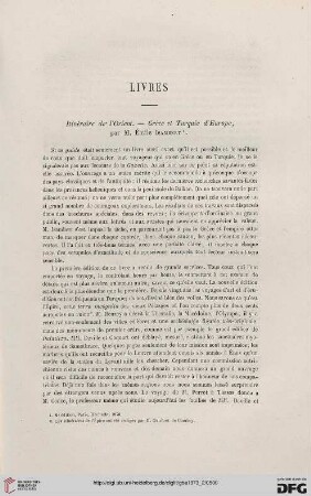 Itinéraire de l’Orient. - Grèce et Turquie d’Europe, par M. Émile Isambert