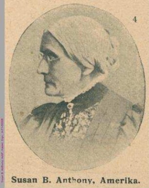 Porträt von Susan B. Anthony