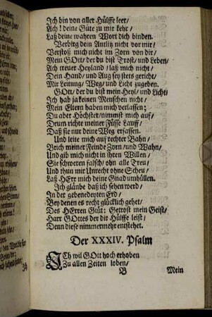 Der XXXIV. Psalm