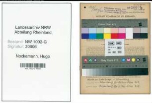 Entnazifizierung Hugo Nockemann, geb. 15.05.1886 (Haendler)