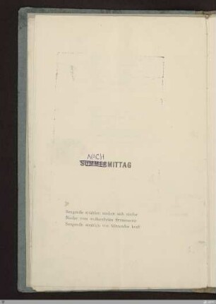 Nachmittag : [SW II: h2(Hymnen)]; [SW II, S. 14/102]