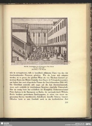 Geschäftskarte des Kupferstechers Peter Schenk