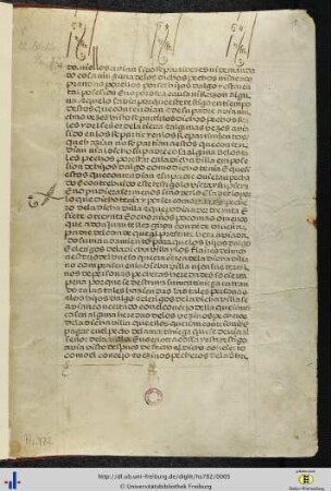 [1r - 22v] Abschriftensammlung der Dokumente eines Gerichtsprozesses in Spanien, Fragment.