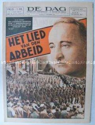 Belgische (flämische) illustrierte Tageszeitung "De Dag" aus der Zeit der deutschen Besetzung