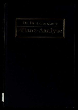 Bilanz-Analyse