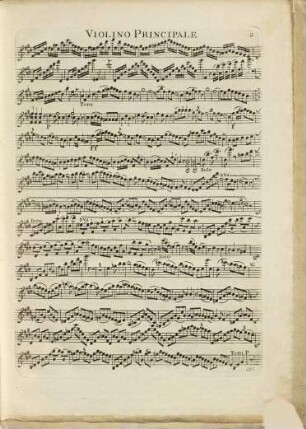 CONCERTO A VIOLINO PRINCIPALE VIOLINO PRIMO & SECONDO ALTO & BASSE. Deux Hautbois & Deux Cors de Chasse ad Libitum. Composés par M.R GIORNOVICHI, ... Libro I