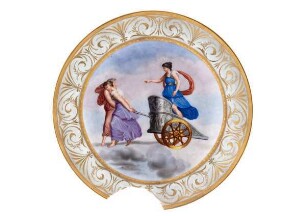 Luna auf dem Streitwagen